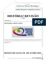 ATIVIDADE  REMOTA HISTÓRIA  7 ANO