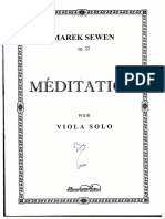 SEWEN - Meditación Vla Sola, Op.22