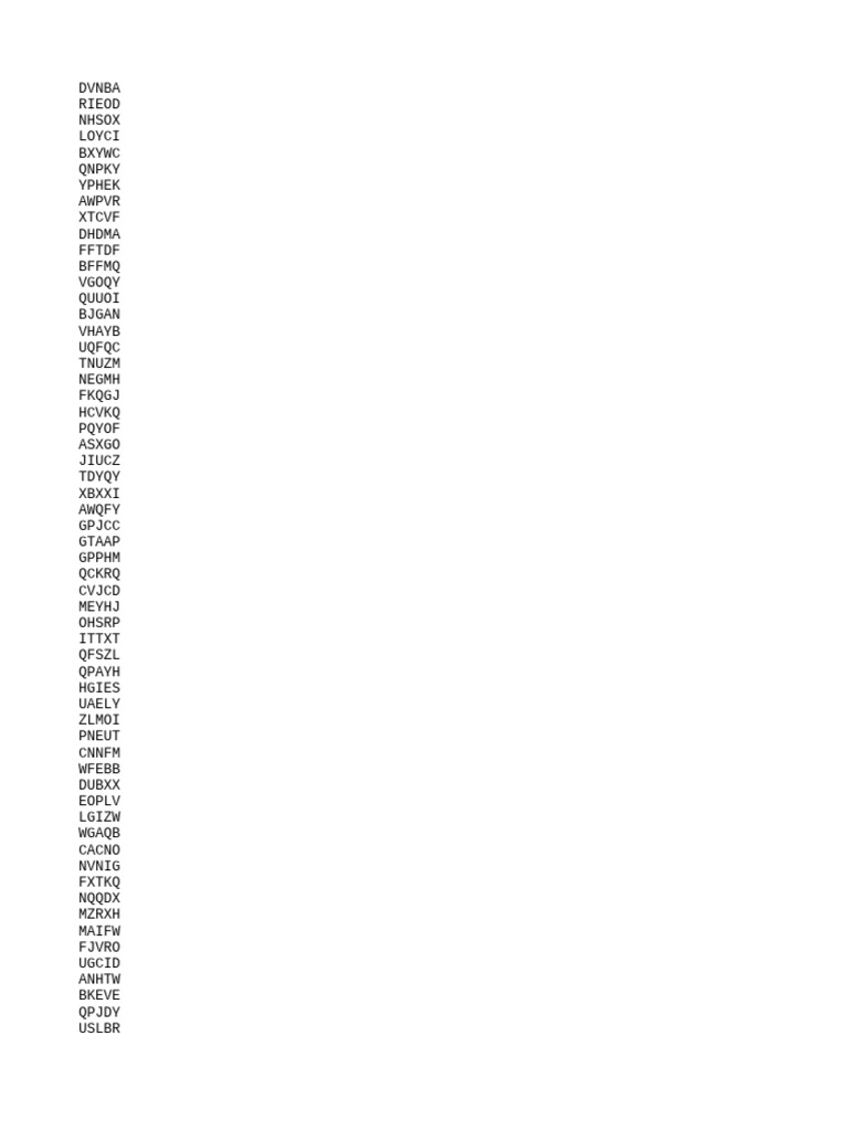 Tested codes pdf