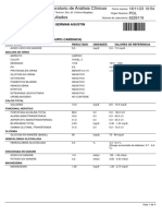 Resultados Laboratorio de Análisis Clínicos: 54939223 Policlinica Gainza de Los S, German Agustin