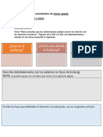 Actividades para Estudiantes de Tercer Grado Noviembre