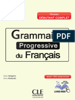 A1 Grammaire Progressive