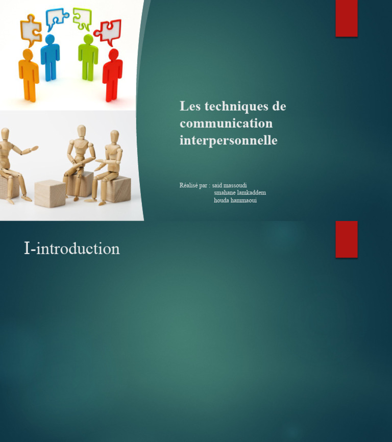 Les Techniques de Communication Interpersonnelle PDF