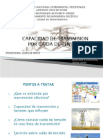 Capacidad de Transmision Por Caida de Tension