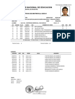 Universidad Nacional de Educacion: Ficha de Matricula 2023-Ii