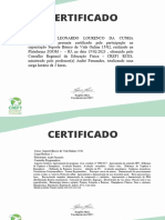 Certificado SBV Leonardo Lourenço - 2023