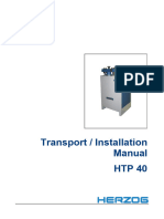 Transport and Installation Manual - HTP 40 - EN