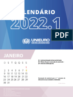 Calendário Unieuro 2022.1 1