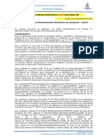 Acuerdo de Concejo Municipal #0203 Adecuacion de Los Centros Poblados Anchonga