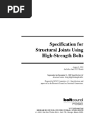 Snug-Tightened Bolt Installation Guide | PDF | Mechanical Engineering