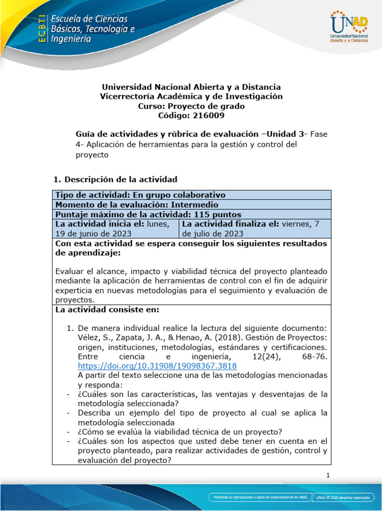 Guía de Actividades y Rúbrica de Evaluación - Unidad 3 - Fase 4 ...