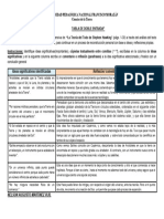 Tabla de Doble Entrada Lectura