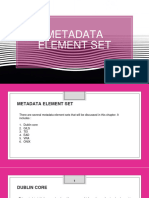 Chapter 6 Metadata Elements Set