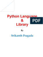 Python Course Material - Srikanth Pragada