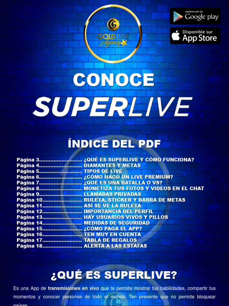 Guía Completa sobre Superlive App PDF Chat en linea Aplicación