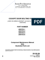 Cockpit Door Bolting System: Part Number AR4753-1 AR4753-2 AR4753-3 AR4753-6