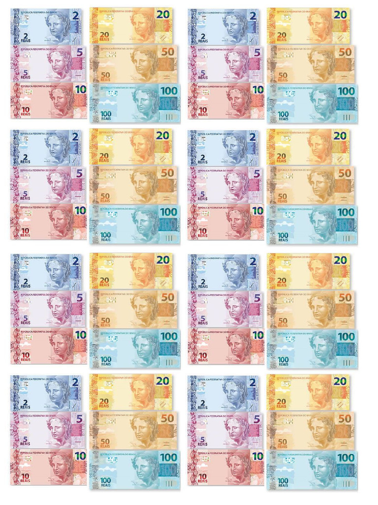 Dinheiro Real para Imprimir | PDF