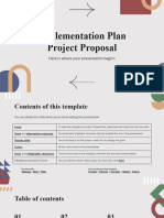 Implementation Plan Project Proposal by Slidesgo