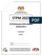 STPM 2023 Sem 3 Syariah