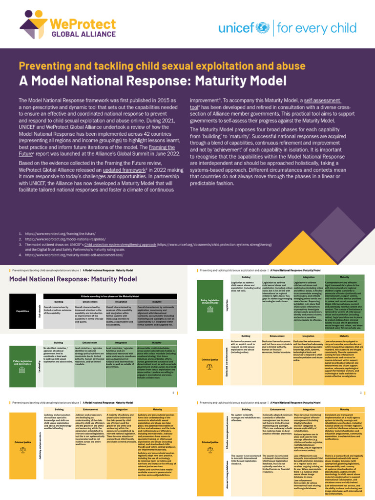 MNR Maturity Model Final ENG | PDF | Crimes | Crime & Violence