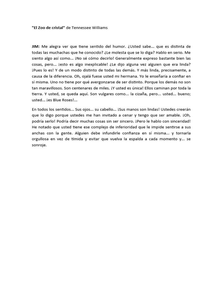 Mon logo jim el zoo de cristal t williams pdf