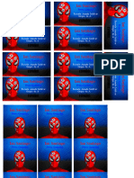Etiquetas Stickers Spiderman y Rugraths