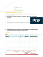 SITHCCC027 Service Planning Template