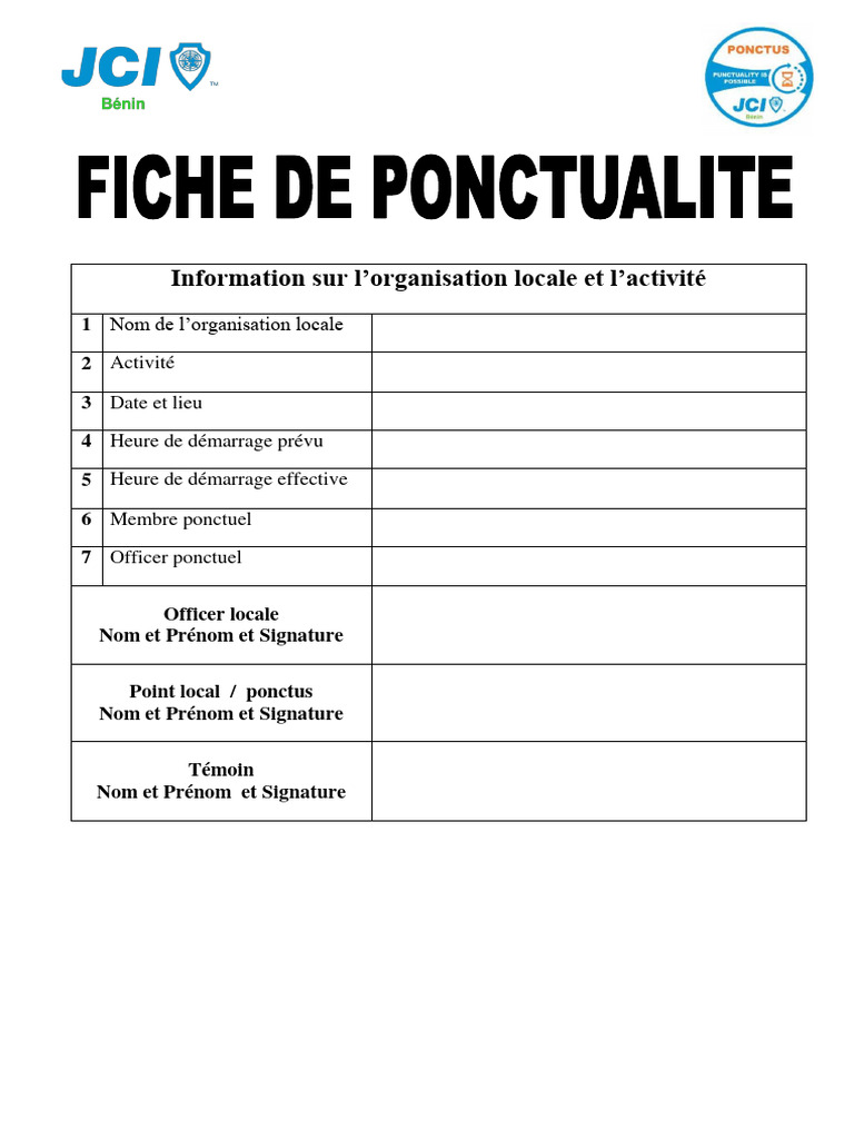 Organisation et Ponctualité Locale | PDF | Évolution de carrière | Droit