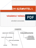 Témakör - Vásárolt Készletek - Elmélet