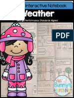 Weather: 1 Grade Interactive Notebook