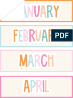 January February March April: J Y F R M A