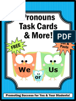 Pronouns Task Cards & More!: We Us