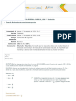 Tarea 0 - Evaluación de Conocimientos Previos - FÍSICA GENERAL