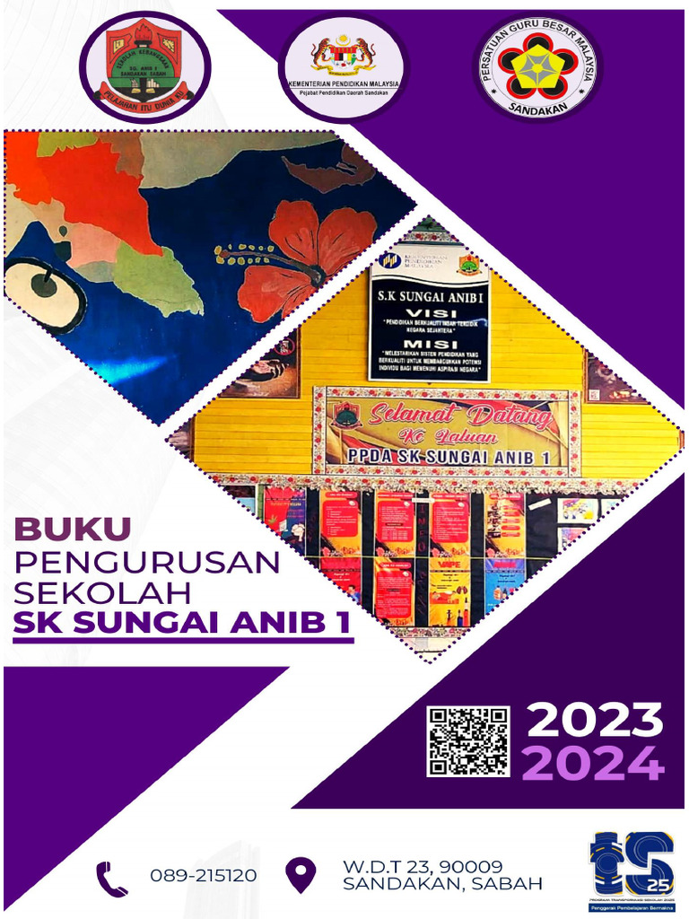 Buku Pengurusan SK Sungai Anib 1 Sesi 2023-2024 | PDF