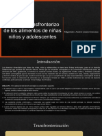 Derecho Transfronterizo de Los Alimentos de Niñas Niños y Adolescentes