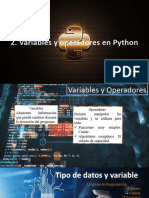 Variables y Operadores en Python