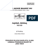 Aqidah Akhlaq UAM MI-SD 22-23