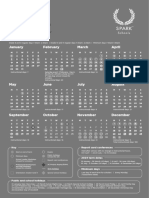 TC23235 SPARK High Schools Calendar 2024 - Grayscale