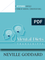 Mental Diets Transcripts by Neville Goddard (Goddard, Neville)