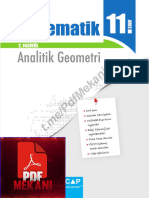 Çap 11. Sınıf Analitik Geometri Fasikül