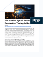 The Golden Age of Automated Penetration Testing Is Here