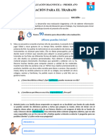 Evaluación Diagnóstica 1° Año