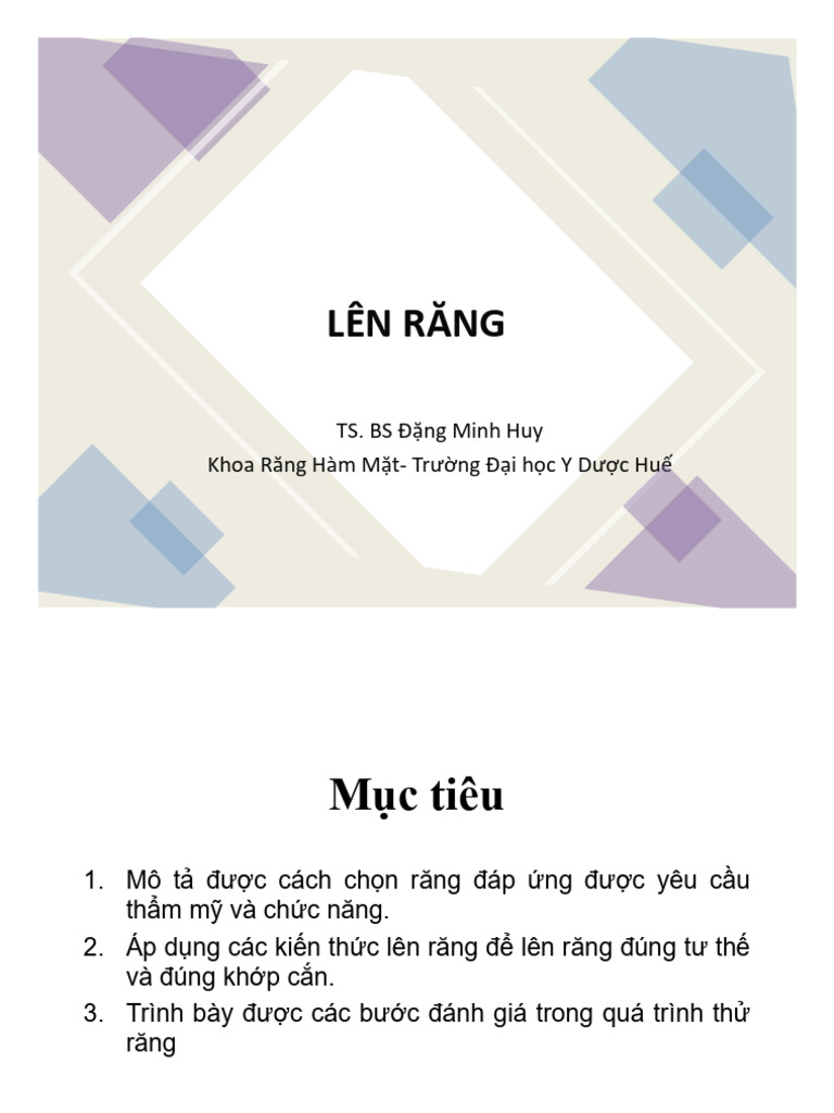 Lên Răng | PDF