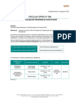 Circular GPRSO No 598 Actualización Programa Capacitación