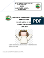 Manual de Buenas Parcticas de Manufactura Hogar Carita de Angel Año 2024 - 024623