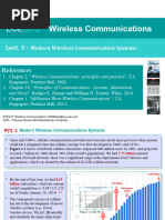 Week 3 Modern Wireless Comm. Systems