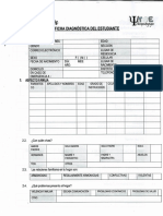 Ficha Diagnóstica Del Estudiante