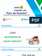 DEVIDA Sesión 5 - Mejorando Mi Plan de Estudio (1ro)