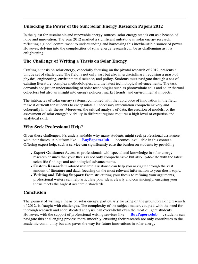 Solar Energy Research Papers 2012 | Download Free PDF | Solar Power | Photovoltaics