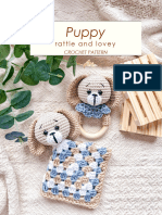 Puppy Rattle and Lovey - Hackovinky